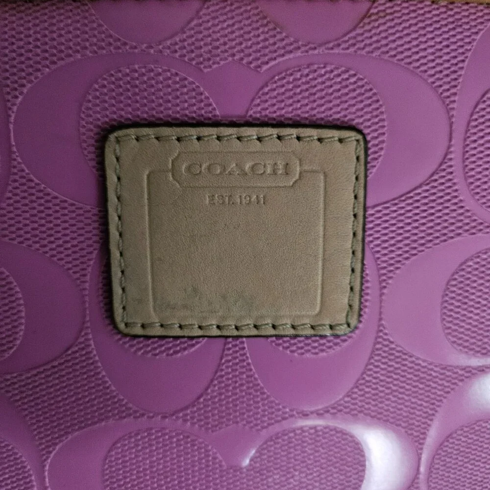 Coach Pink Tablet Case with Crossbody Strap